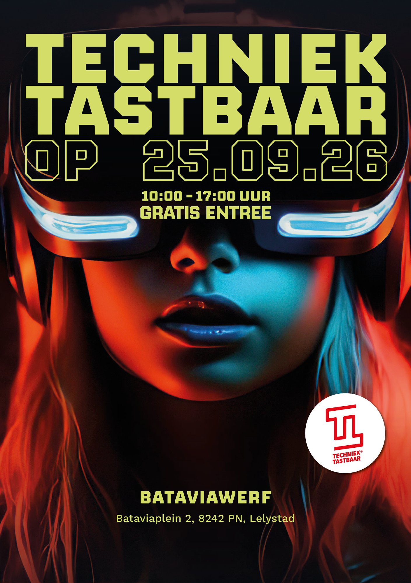 TT Lelystad Poster Rood